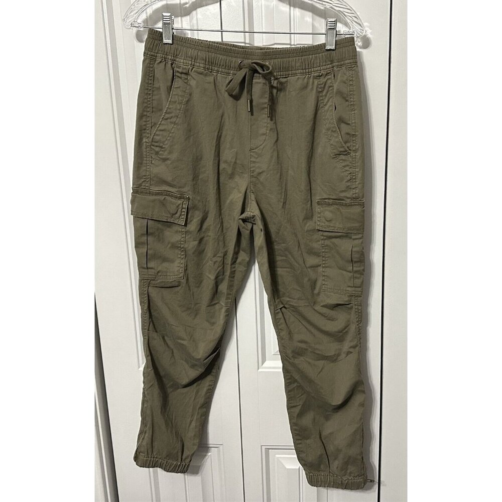 Ralph Lauren Polo Jogger Pants Women Small Petite Green Cargo Military Utility
